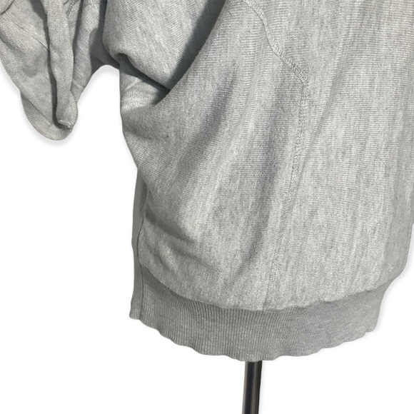 Willi Smith Gray Dolman 3/4 Sleeve Tunic Sweater - Picture 9 of 11